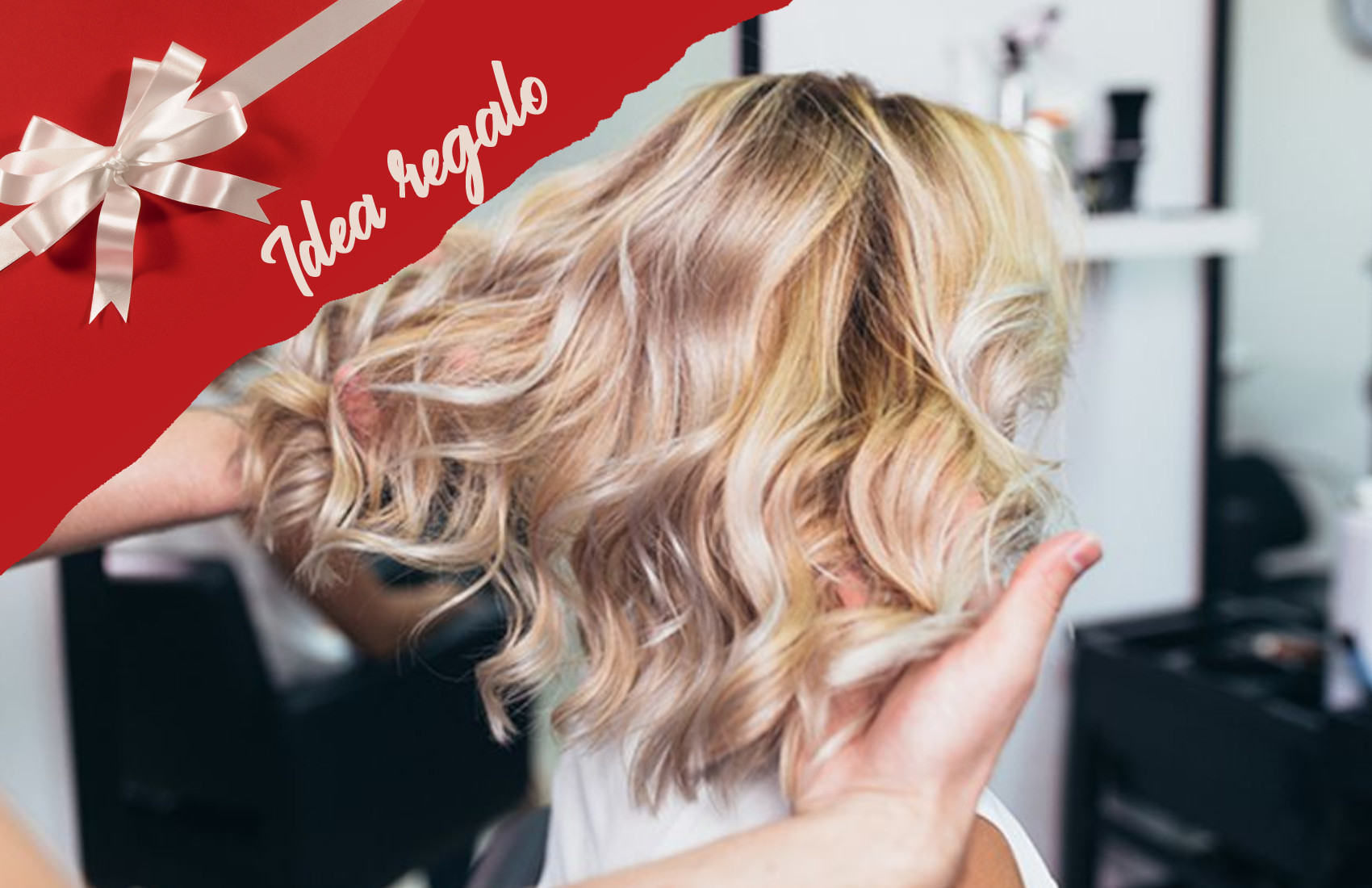 Trattamento ondulante WAVE, shampoo e piega moda "REGALO NATALE" -55% di sconto